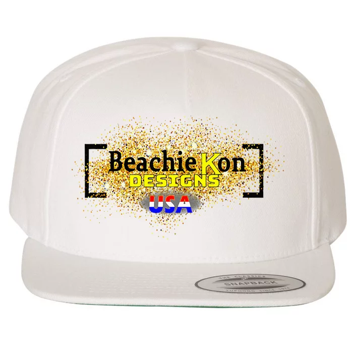 BeachiekonDesigns Teaseteetops Beachiekon USA Wool Snapback Cap