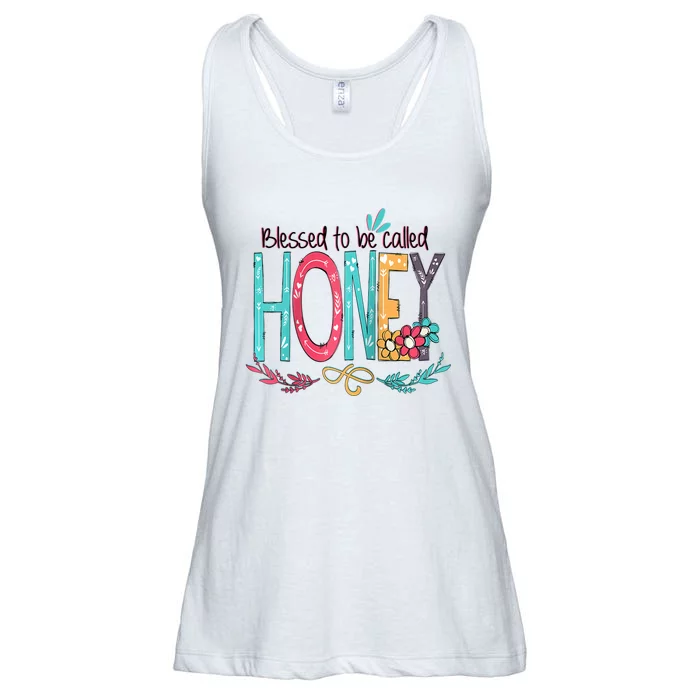 Blessed To Be Called Honey MotherS Day Ladies Essential Flowy Tank