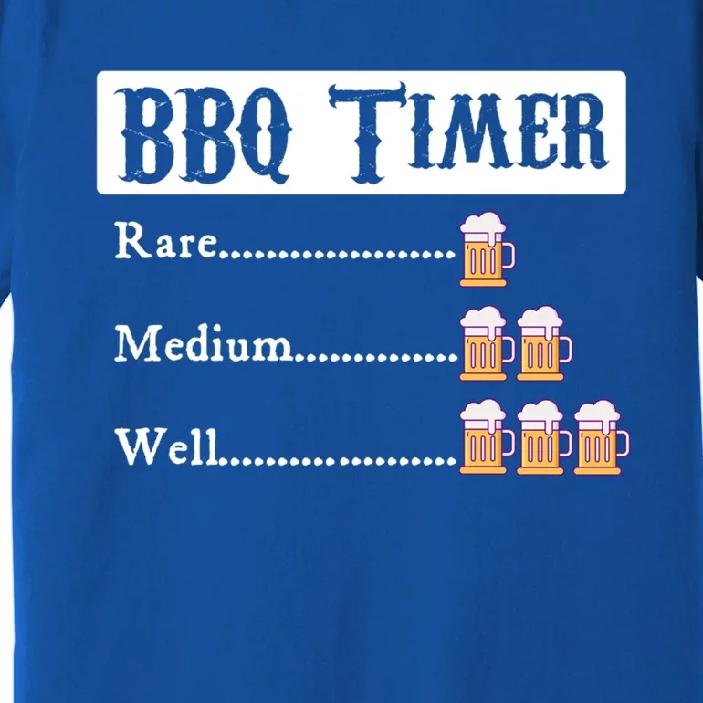 Bbq Timer Barbecue Gift Premium T-Shirt