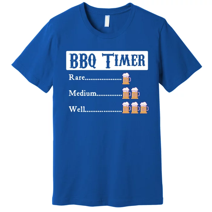 Bbq Timer Barbecue Gift Premium T-Shirt