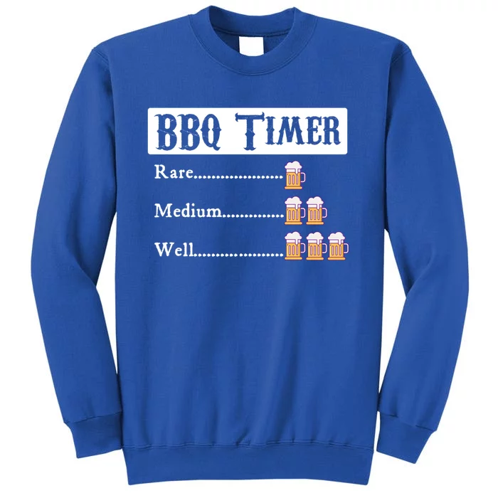 Bbq Timer Barbecue Gift Tall Sweatshirt