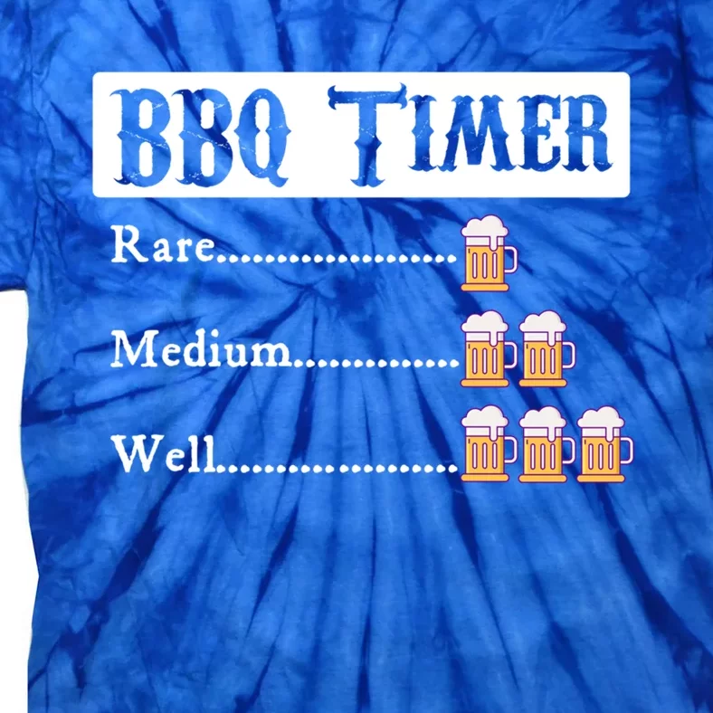 Bbq Timer Barbecue Gift Tie-Dye T-Shirt