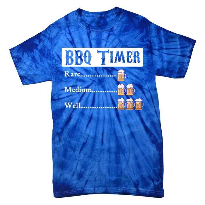 Bbq Timer Barbecue Gift Tie-Dye T-Shirt