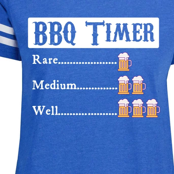 Bbq Timer Barbecue Gift Enza Ladies Jersey Football T-Shirt