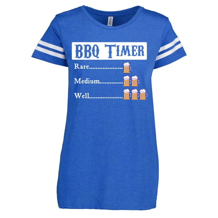 Bbq Timer Barbecue Gift Enza Ladies Jersey Football T-Shirt