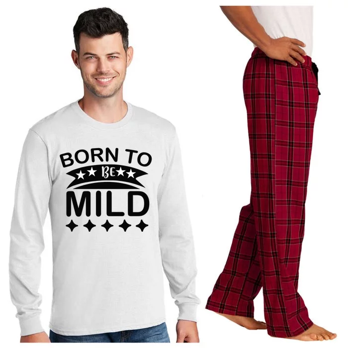 Born To Be Mild Long Sleeve Pajama Set