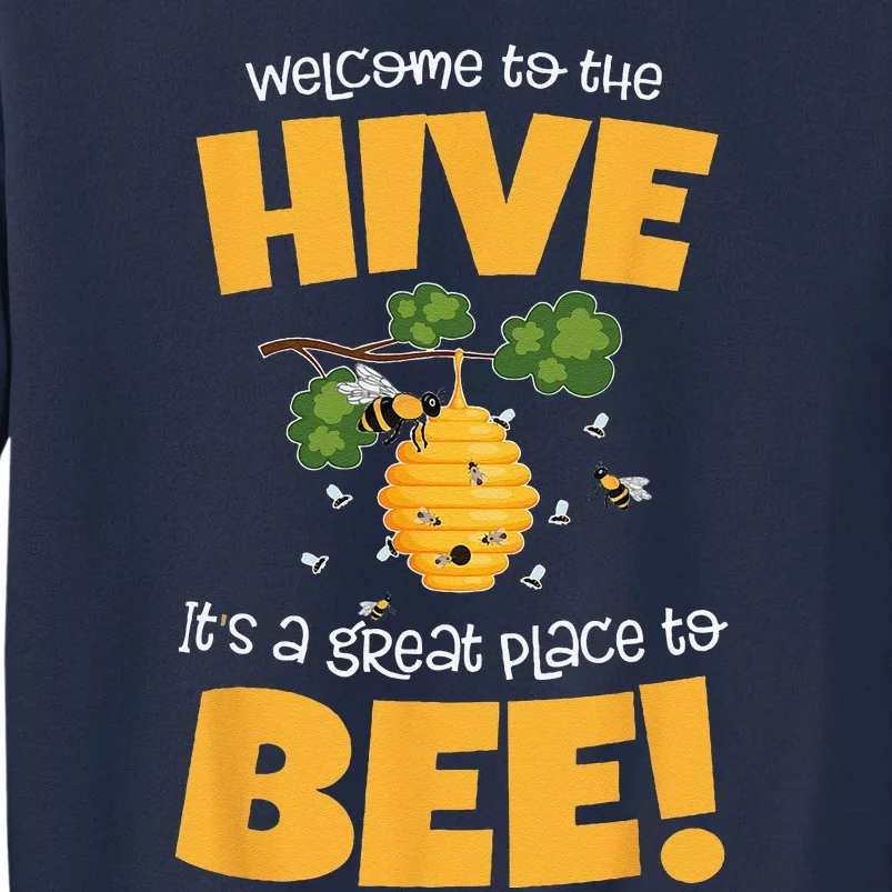 Bee Theme Back To School For Teachers Welcome To The Hive Sweatshirt