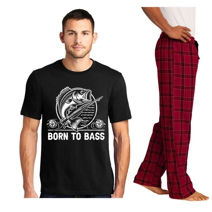 Born To Bass Fishing Meaningful Gift Pajama Set