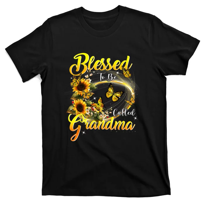 Blessed To Be Called Grandma Tee Sunflower T-Shirt