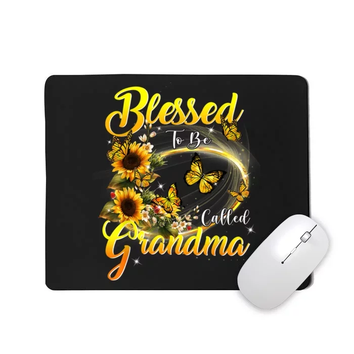 Blessed To Be Called Grandma Tee Sunflower Mousepad