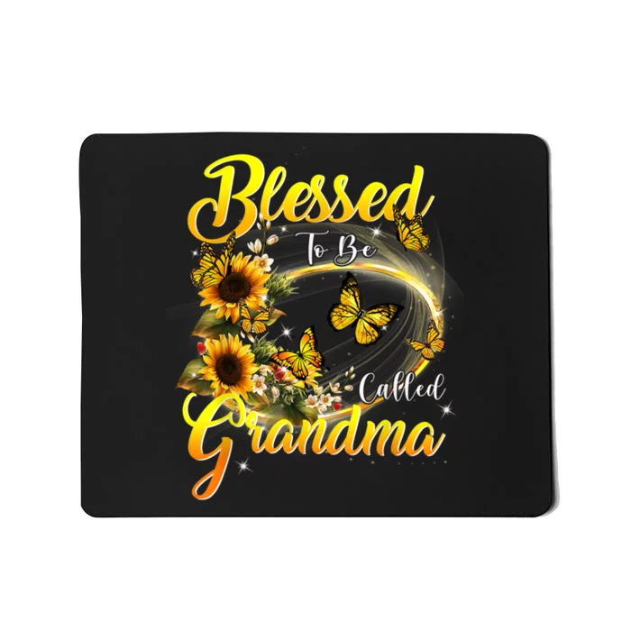 Blessed To Be Called Grandma Tee Sunflower Mousepad