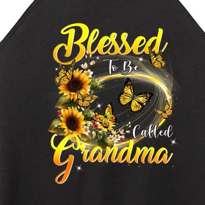 Blessed To Be Called Grandma Tee Sunflower Women’s Perfect Tri Rocker Tank