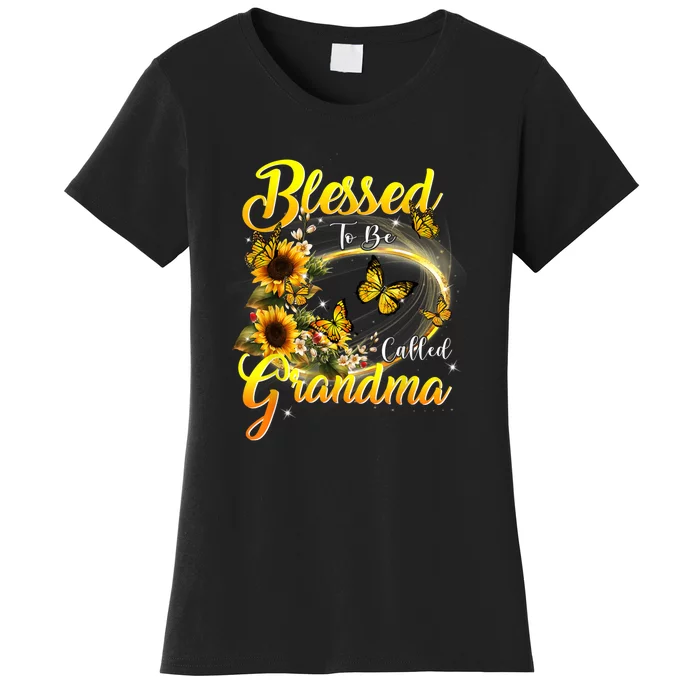 Blessed To Be Called Grandma Tee Sunflower Women's T-Shirt