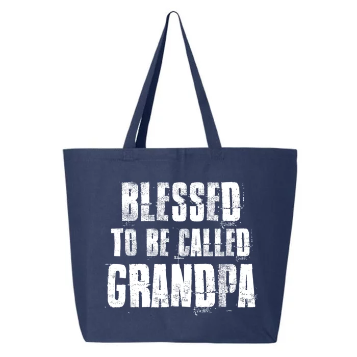 Blessed To Be Called Grandpa Fathers Day Grandpa Birthday Gift 25L Jumbo Tote