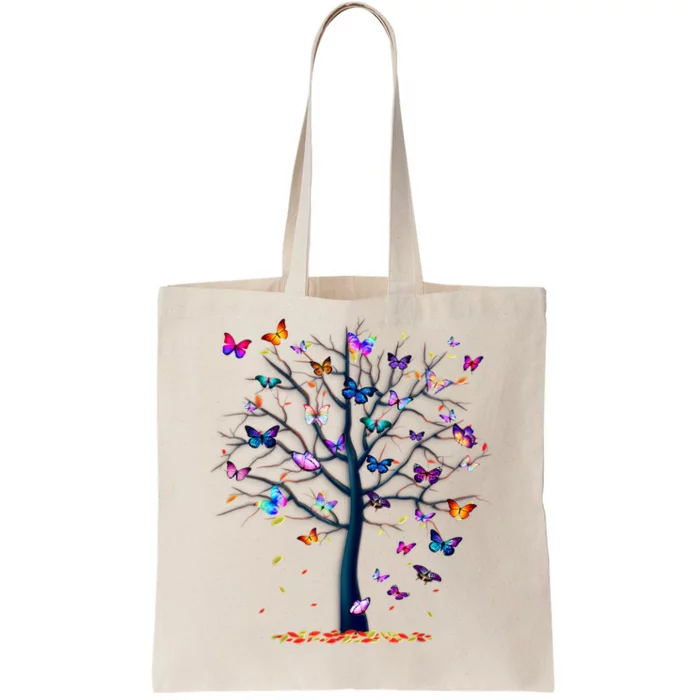 Butterfly Tree Beautiful Tote Bag