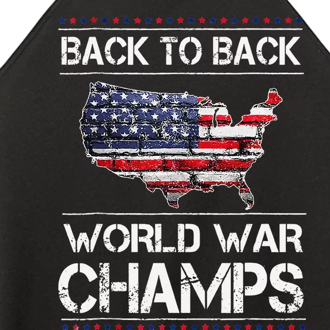 Back To Back Undefeated World War Champs Women’s Perfect Tri Rocker Tank