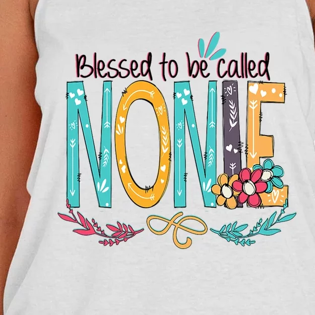 Blessed To Be Called Nonie MotherS Day Women's Knotted Racerback Tank