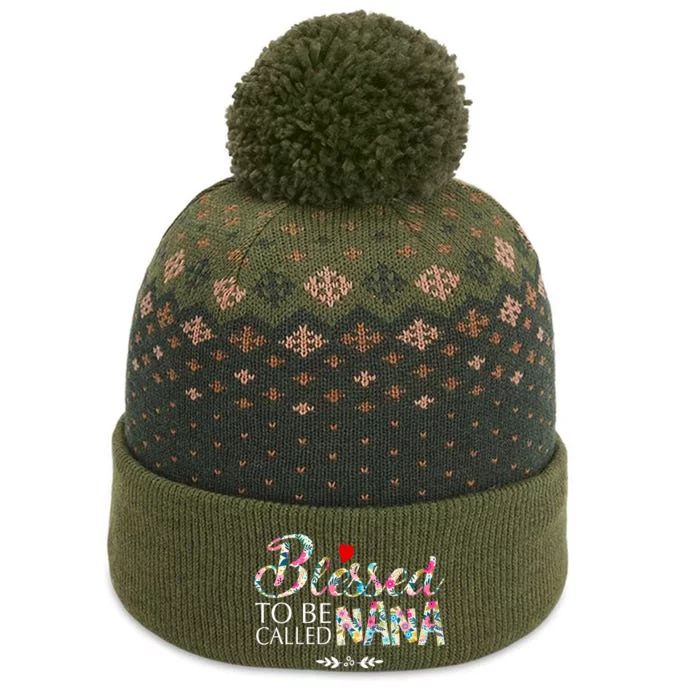 Blessed To Be Called Nana Mothers Day The Baniff Cuffed Pom Beanie