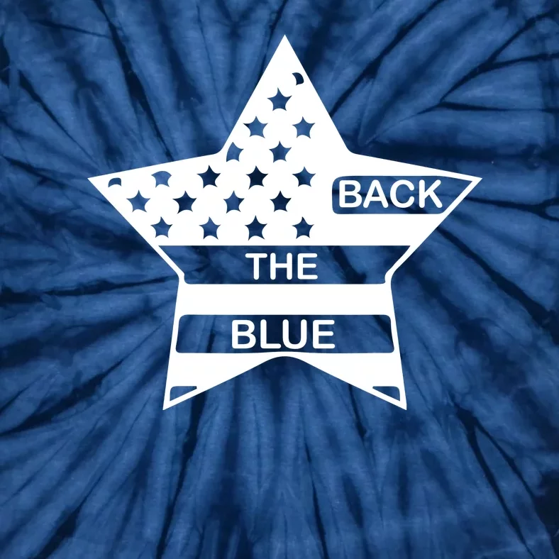 Back The Blue Tie-Dye T-Shirt