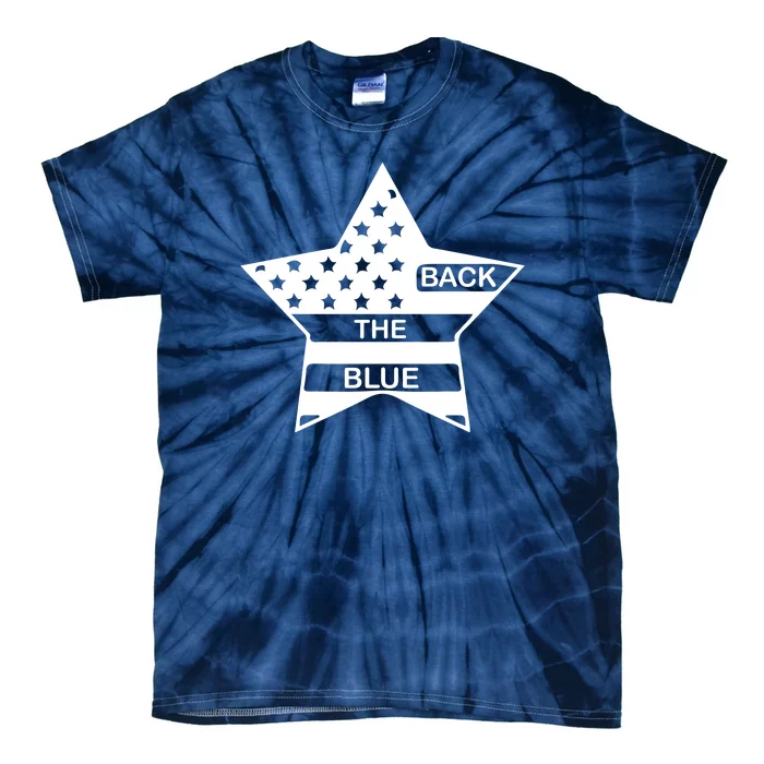 Back The Blue Tie-Dye T-Shirt