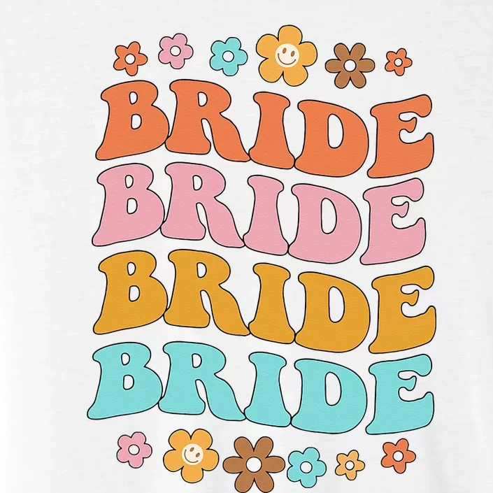 Bride To Be Bridal Shower Groovy Bachelorette Party Matching ChromaSoft Performance T-Shirt