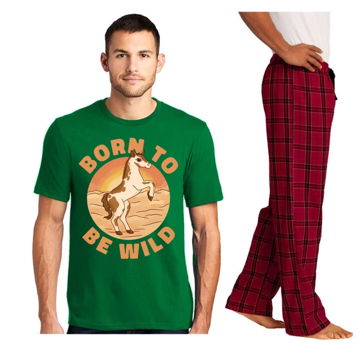 Born To Be Wild Horse Sunset Pajama Set