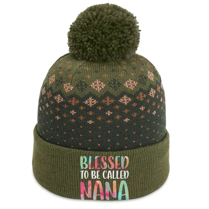 Blessed To Be Called Nana MotherS Day The Baniff Cuffed Pom Beanie