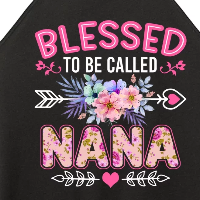 Blessed To Be Called Nana Funny Grandma MotherS Day Women’s Perfect Tri Rocker Tank