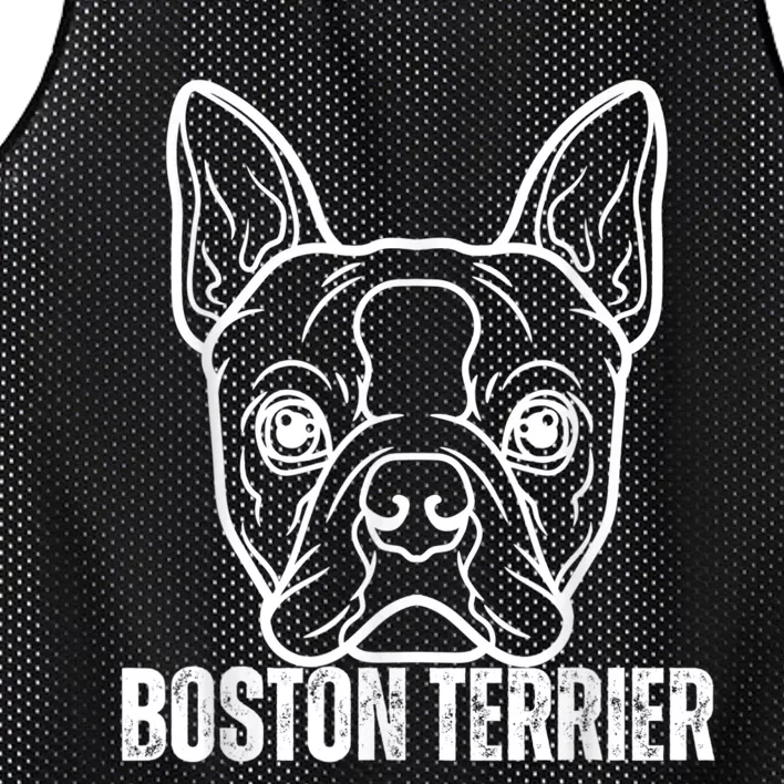 Boston Terrier Mesh Reversible Basketball Jersey Tank