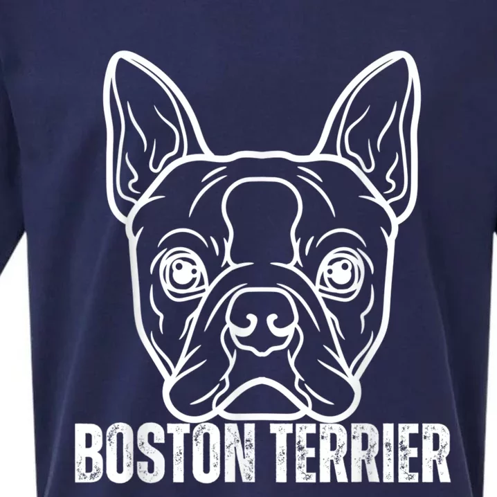 Boston Terrier Sueded Cloud Jersey T-Shirt