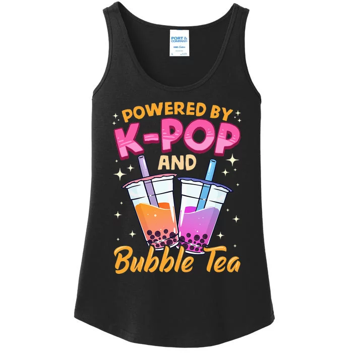 Bubble Tea Boba K POP Music Lover Korean Milk Anime Gift Ladies Essential Tank