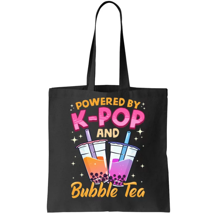 Bubble Tea Boba K POP Music Lover Korean Milk Anime Gift Tote Bag