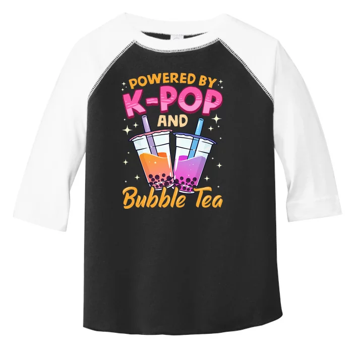 Bubble Tea Boba K POP Music Lover Korean Milk Anime Gift Toddler Fine Jersey T-Shirt