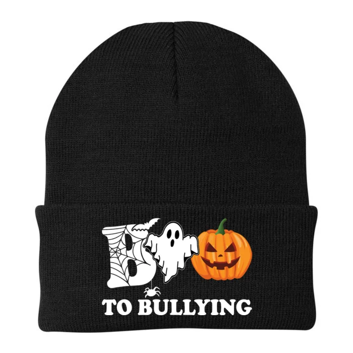 Boo To Bullying Ghost Anti Bully Unity Day Knit Cap Winter Beanie