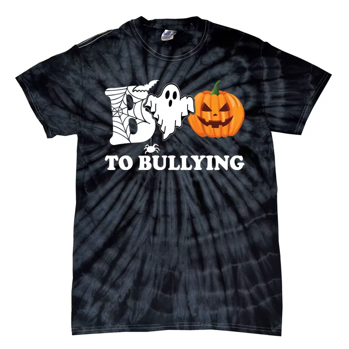 Boo To Bullying Ghost Anti Bully Unity Day Tie-Dye T-Shirt