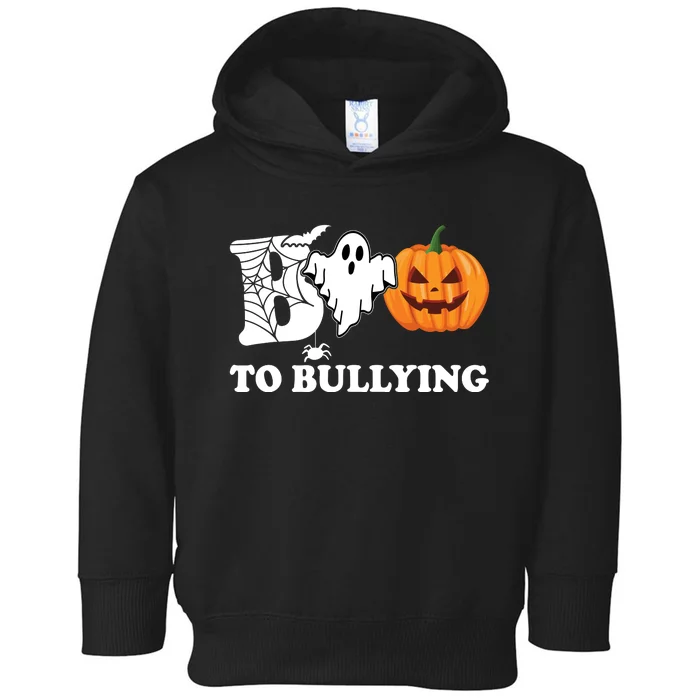 Boo To Bullying Ghost Anti Bully Unity Day Toddler Hoodie