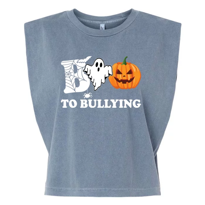 Boo To Bullying Ghost Anti Bully Unity Day Garment-Dyed Women's Muscle Tee