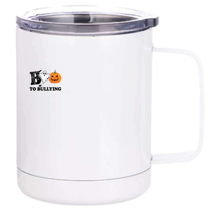 Boo To Bullying Ghost Anti Bully Unity Day Front & Back 12oz Stainless Steel Tumbler Cup