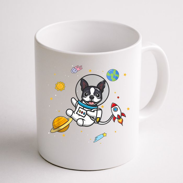 Boston Terrier Front & Back Coffee Mug