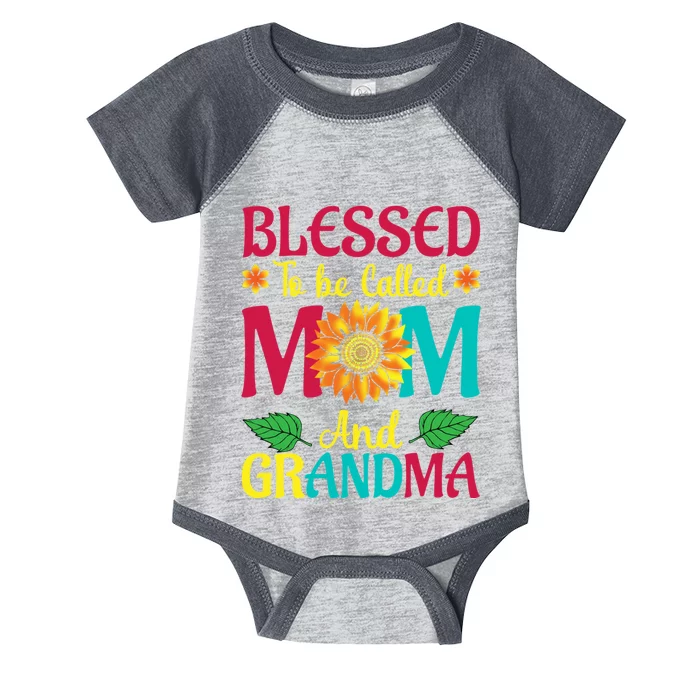 Blessed To Be Called Mom Grandma Great Grandma MotherS Infant Baby Jersey Bodysuit