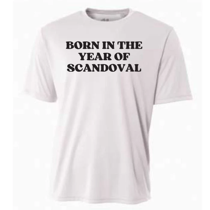 Bravo TV Born In The Year Of Scandoval Great Gift For Vanderpump Fans With Babie Cooling Performance Crew T-Shirt