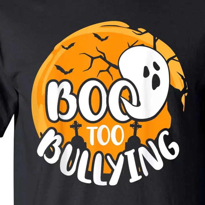 Boo To Bullying Prevention Unity Day Halloween Ghost Tall T-Shirt