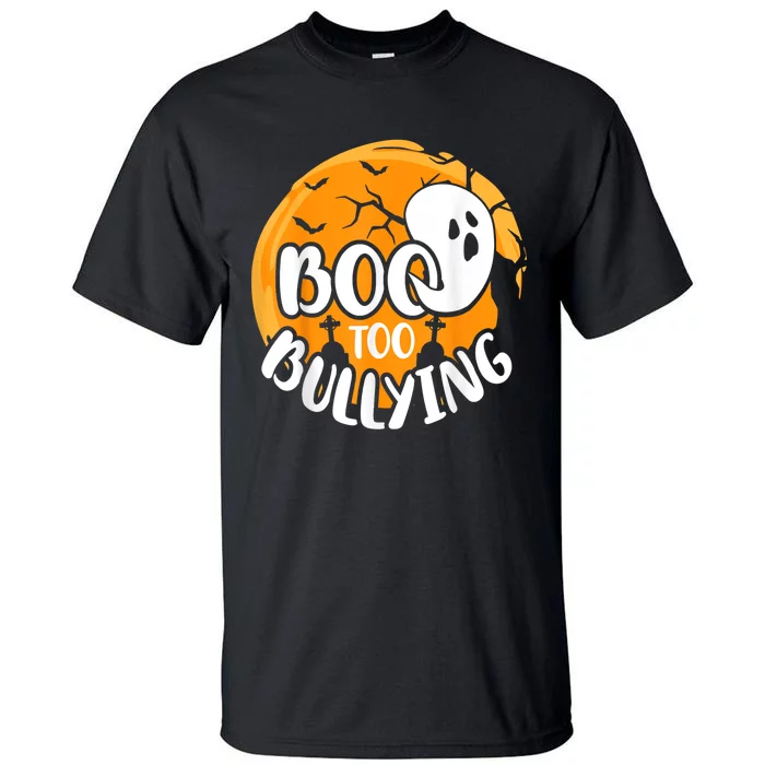 Boo To Bullying Prevention Unity Day Halloween Ghost Tall T-Shirt