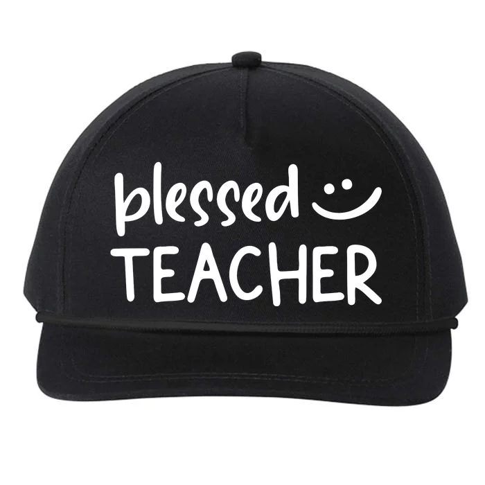 Blessed Teacher Snapback Five-Panel Rope Hat