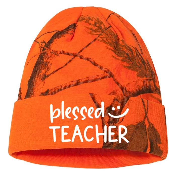 Blessed Teacher Kati - 12in Camo Beanie