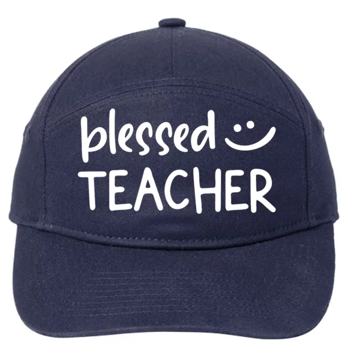 Blessed Teacher 7-Panel Snapback Hat