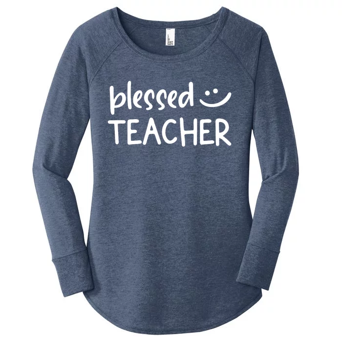 Blessed Teacher Women's Perfect Tri Tunic Long Sleeve Shirt