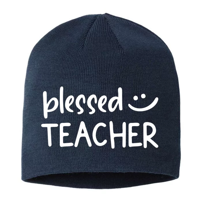 Blessed Teacher 8 1/2in Sustainable Knit Beanie