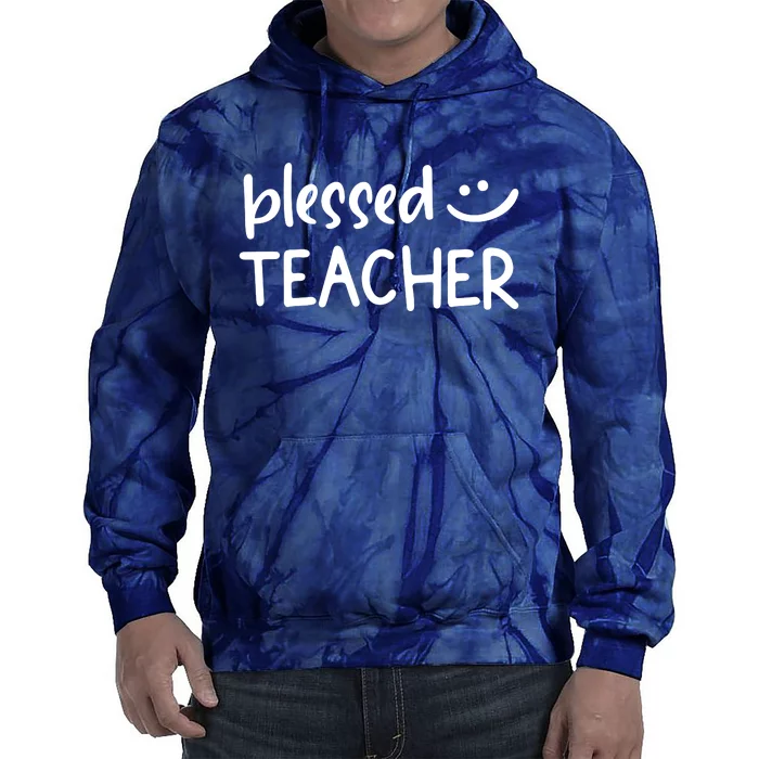 Blessed Teacher Tie Dye Hoodie