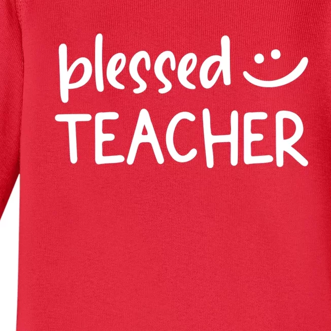 Blessed Teacher Baby Long Sleeve Bodysuit